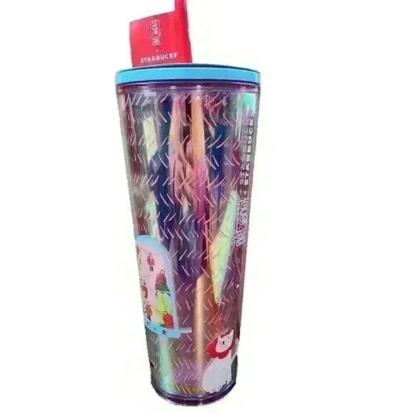 Starbucks Venti Cold Cup Mon Yee Chau 2024‎ Artists Edition 24oz Tumbler - NEW - Picture 4 of 7